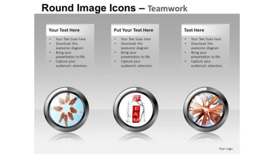 Teamwork Image Icons PowerPoint Templates Editable Ppt Slides