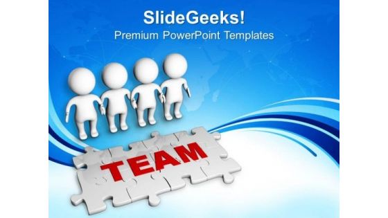 Teamwork In Business For Successful Growth PowerPoint Templates Ppt Backgrounds For Slides 0613