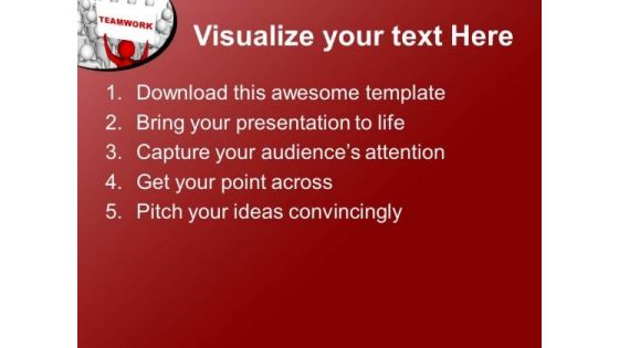 Teamwork Is Base Of Success PowerPoint Templates Ppt Backgrounds For Slides 0713