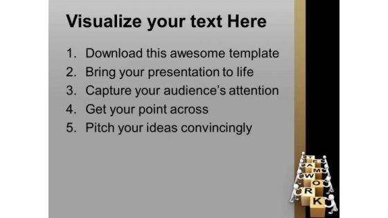 Teamwork Is Good For Business Growth PowerPoint Templates Ppt Backgrounds For Slides 0513