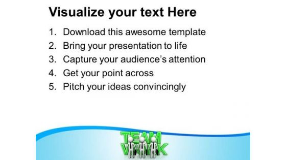 Teamwork Is Good For Business PowerPoint Templates Ppt Backgrounds For Slides 0613