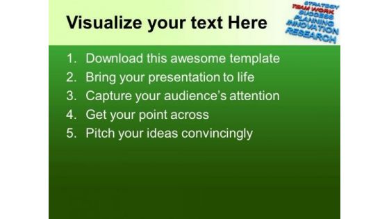 Teamwork Is Key Of Success PowerPoint Templates Ppt Backgrounds For Slides 0513