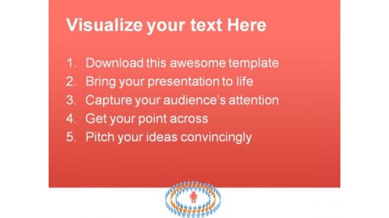 Teamwork Over Leadership PowerPoint Themes And PowerPoint Slides 0811
