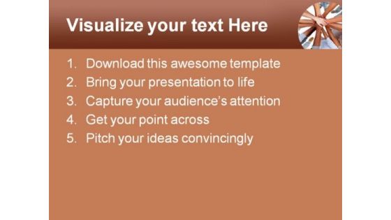Teamwork People PowerPoint Template 0610