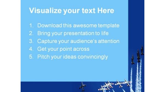 Teamwork Planes Americana PowerPoint Templates And PowerPoint Backgrounds 0711