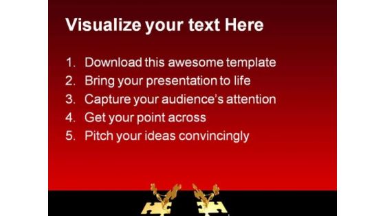 Teamwork Putting Puzzle Shapes PowerPoint Themes And PowerPoint Slides 0811