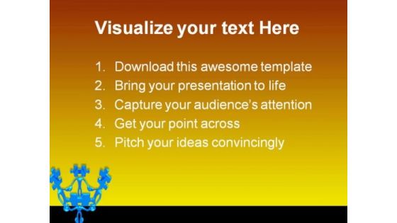 Teamwork Puzzle Leadership PowerPoint Themes And PowerPoint Slides 0811