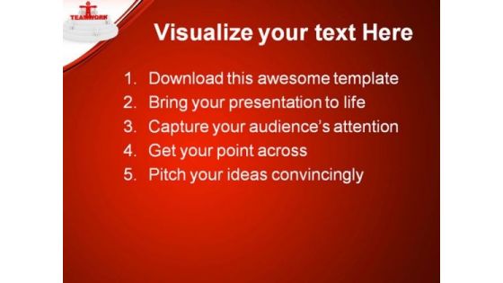 Teamwork Success Business PowerPoint Themes And PowerPoint Slides 0811