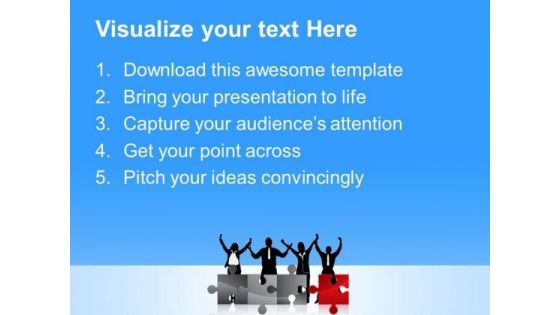 Teamwork Success PowerPoint Templates And PowerPoint Themes 0212