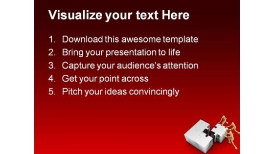 Teamwork United Business PowerPoint Templates And PowerPoint Backgrounds 0411