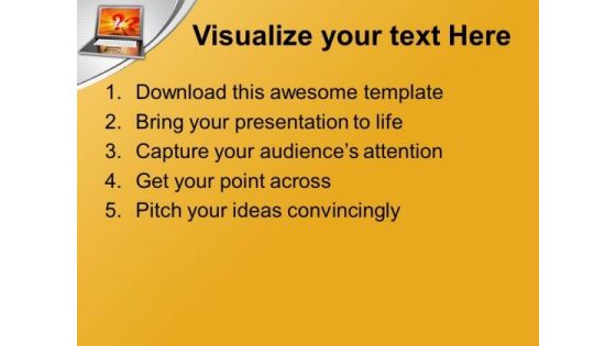 Technical Question Laptop Technology PowerPoint Templates Ppt Backgrounds For Slides 0113
