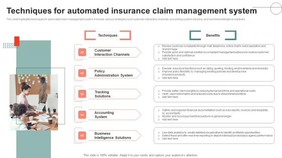 Techniques For Automated Insurance Claim Management System Themes Pdf Techniques For Automated Insurance Claim Management System Themes Pdf