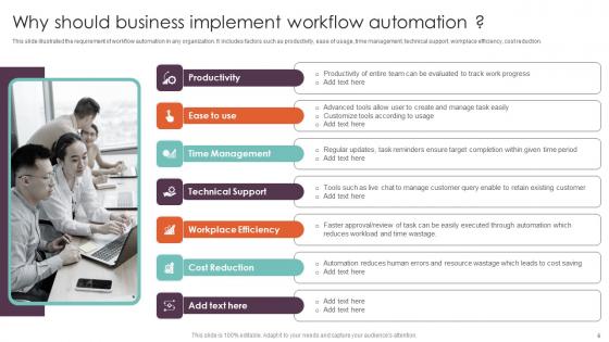 Techniques For Executing Workflow Automation In Industry Procedures Complete Deck