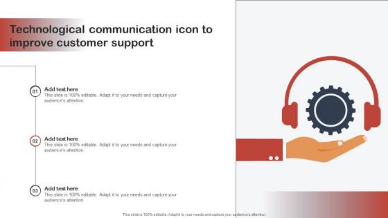 Technological Communication Icon To Improve Customer Support Clipart Pdf Technological Communication Icon To Improve Customer Support Clipart Pdf