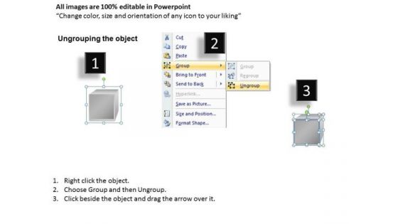 Technology 3d Cubes Process 1 PowerPoint Slides And Ppt Diagram Templates