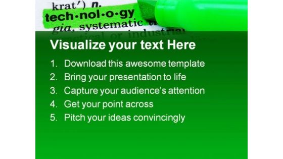 Technology Business PowerPoint Backgrounds And Templates 1210