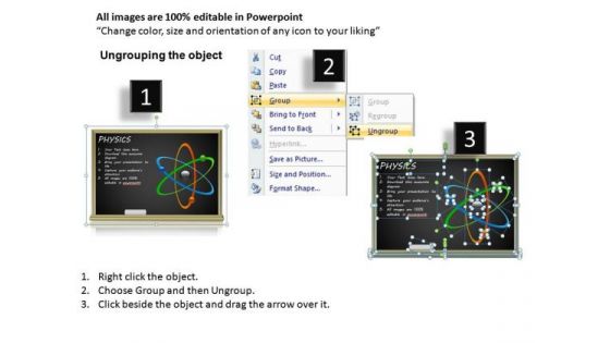 Technology Subjects On A Blackboard 1 PowerPoint Slides And Ppt Diagram Templates