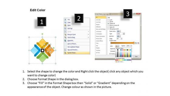 Templates Free Download Process Diagram Cycle Network PowerPoint