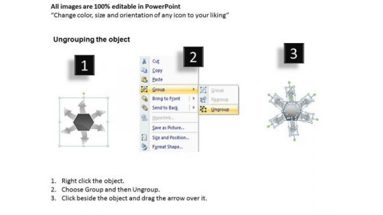 Templates Process Diagram Six Decisions Ppt Arrows Software PowerPoint