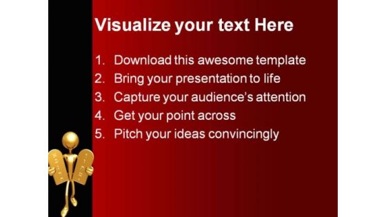Ten Commandments People PowerPoint Templates And PowerPoint Backgrounds 0211