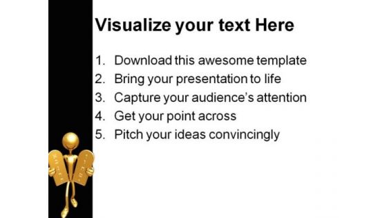 Ten Commandments People PowerPoint Themes And PowerPoint Slides 0211