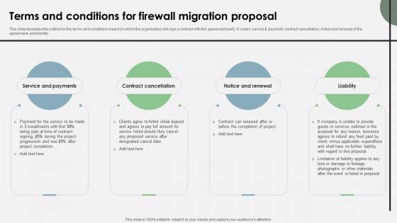 Terms And Conditions For Firewall Migration Proposal