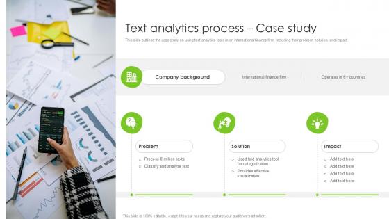 Text Analytics Process Case Study PPT Template SS Text Analytics Process Case Study PPT Template SS