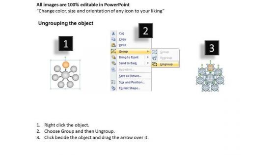 Text Boxes Demonstrating 7 Different Issues Ppt Circular Diagram PowerPoint Templates