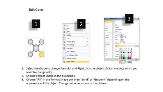 Text Boxes Illustrating Diverging Concept Ppt Circular Flow Spoke Diagram PowerPoint Slides