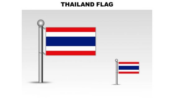 Thailand Country PowerPoint Flags