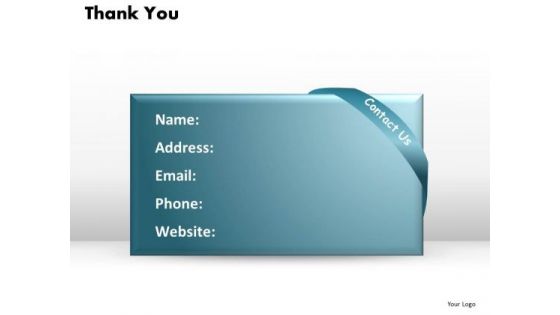 Thank You Details Ppt Slides Presentation Diagrams Templates