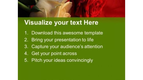 Thank You Roses PowerPoint Templates Ppt Backgrounds For Slides 0513