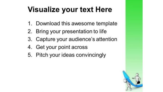 The Arrow Up To Reach Top Success PowerPoint Templates Ppt Backgrounds For Slides 0513