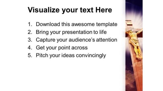The Crucifixion Christanity PowerPoint Templates And PowerPoint Themes 0712