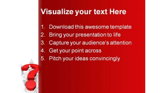 The General Question Business PowerPoint Themes And PowerPoint Slides 0611