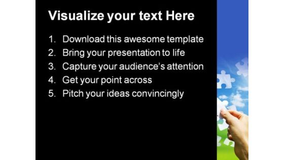 The Missing Links Shapes PowerPoint Templates And PowerPoint Backgrounds 0311