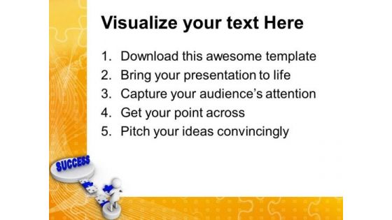 The Right Path For Success Business PowerPoint Templates Ppt Backgrounds For Slides 0713
