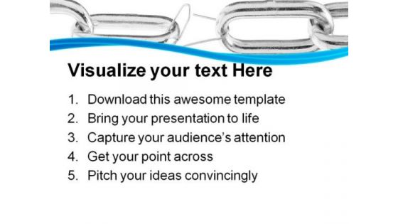 The Weakest Link Business PowerPoint Themes And PowerPoint Slides 0711