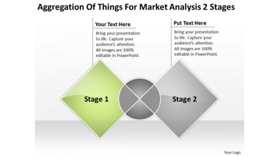 Things For Market Analysis 2 Stages Ppt Business Plan Template PowerPoint Templates
