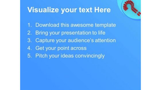 Think About The General Questions PowerPoint Templates Ppt Backgrounds For Slides 0513