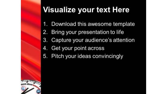 Think About Tomorrow Strategic Plans PowerPoint Templates Ppt Backgrounds For Slides 0413