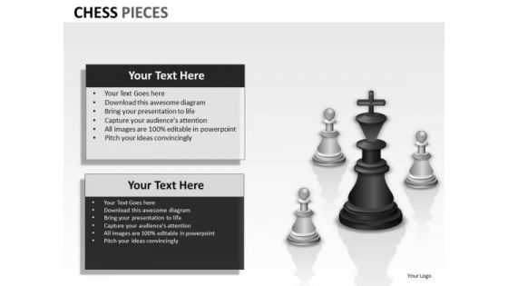 Think Chess Pieces PowerPoint Slides And Ppt Diagram Templates