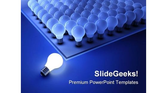 Think Different Idea Metaphor PowerPoint Background And Template 1210