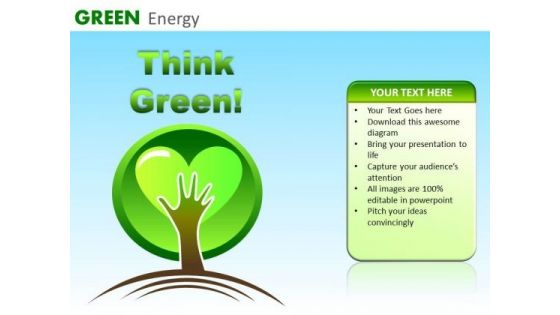 Think Green PowerPoint Ppt Templates