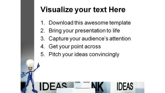 Think Of Ideas Business PowerPoint Templates And PowerPoint Backgrounds 0411