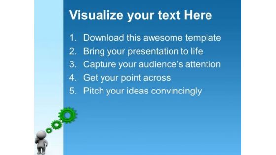 Think To Gear Your Business PowerPoint Templates Ppt Backgrounds For Slides 0713