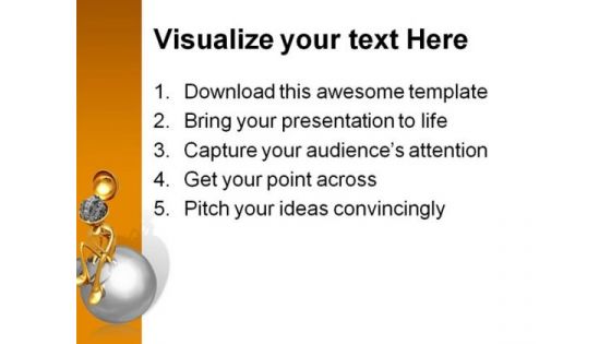 Thinker Gear People PowerPoint Template 0910