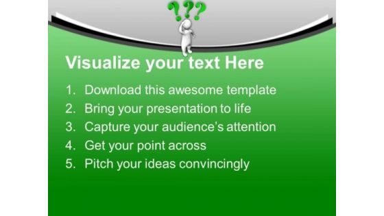 Thinking Business Man Development PowerPoint Templates Ppt Backgrounds For Slides 0313