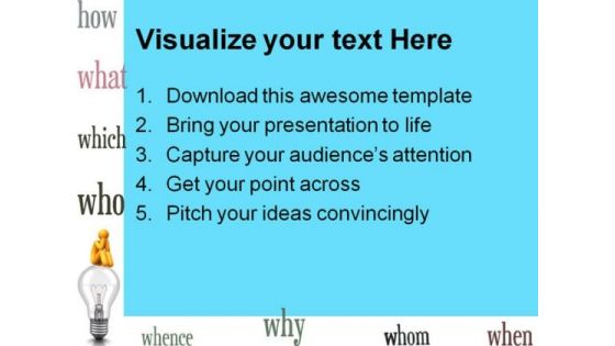 Thinking Business PowerPoint Themes And PowerPoint Slides 0811