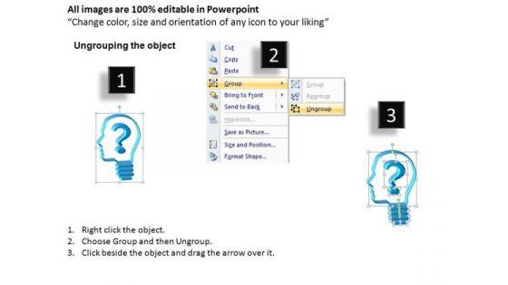 Thinking Men With Questions PowerPoint Templates And Ppt Slides